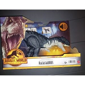 Jurassic World Dominion Roar Strikers Rajasaurus Jurassic Park. NIB *read